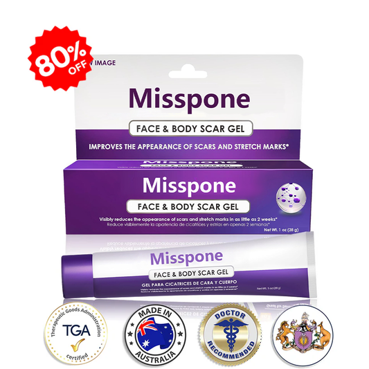 💙 TGA-Certified ✅Misspone® Scar Gel – Clinically Proven to Fade Surgical, Acne, Burn & Trauma Scars