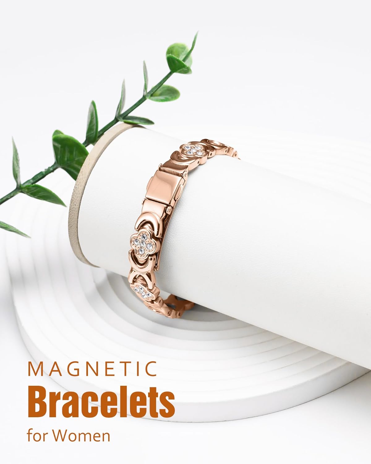 Copper Bracelets for Women. Pure Copper Magnetic Bracelet with 3800 Gauss Effective Magnets