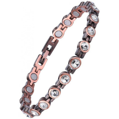 Copper Bracelets for Women. Pure Copper Magnetic Bracelet with 3800 Gauss Effective Magnets