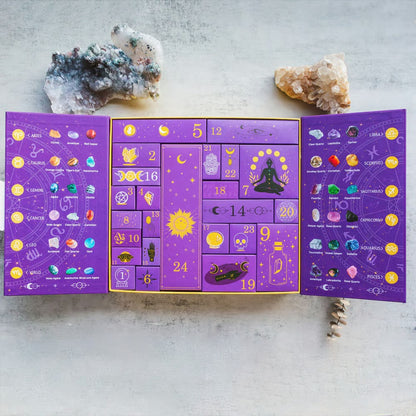 🔥2025 New Release 🎃Reiki Crystal Halloween Countdown Gift Box🔮The Magic of Healing and Energy Transfer!
